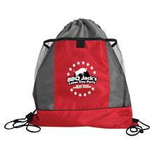 The Sportster - Drawstring Bags with Mesh Pockets